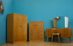 Pamono Vintage Oak Wardrobe from Meredew, 1960s, 1955 Best