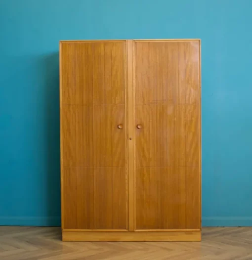 Pamono Vintage Oak Wardrobe from Meredew, 1960s, 1955 Best