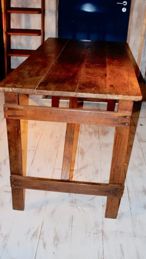 Pamono Vintage Oak Worktable Hot