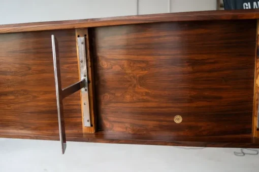 Pamono Vintage Onda Bench with Magazine Rack by Jorge Zalszupin for Atelier Moveis, 1950s Online