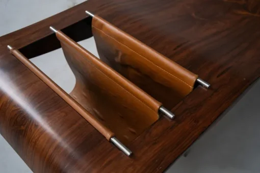 Pamono Vintage Onda Bench with Magazine Rack by Jorge Zalszupin for Atelier Moveis, 1950s Online