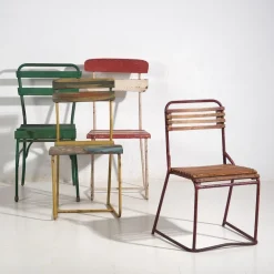 Pamono Vintage Outdoor Chairs, 1920, Set of 4
