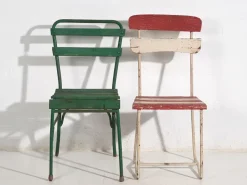 Pamono Vintage Outdoor Chairs, 1920, Set of 4