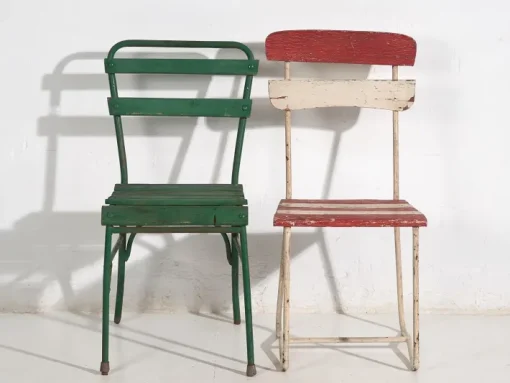 Pamono Vintage Outdoor Chairs, 1920, Set of 4
