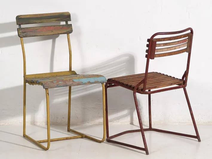 Pamono Vintage Outdoor Chairs, 1920, Set of 4