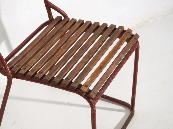 Pamono Vintage Outdoor Chairs, 1920, Set of 4