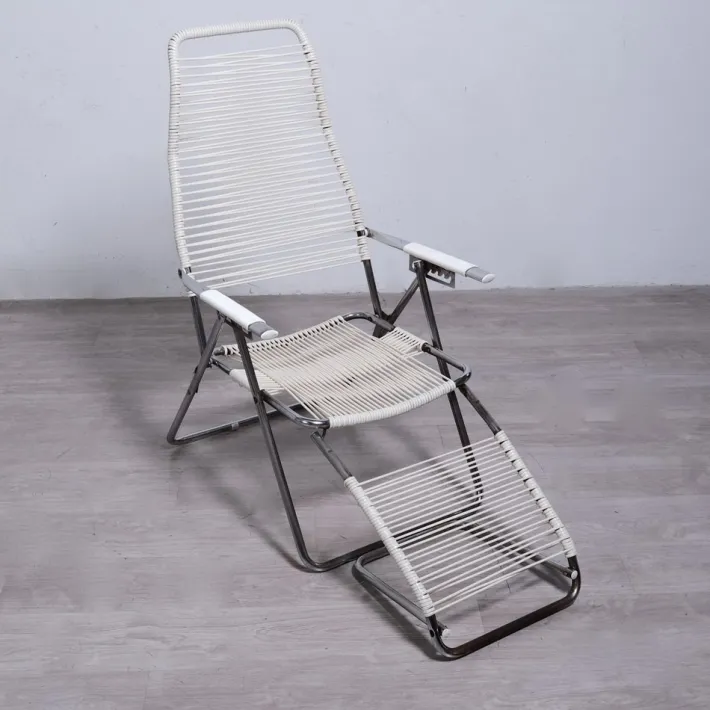 Pamono Vintage Outdoor Spaghetti Deckchair, 1970s Clearance