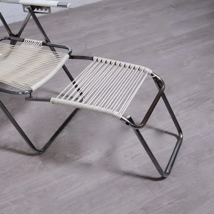 Pamono Vintage Outdoor Spaghetti Deckchair, 1970s Clearance