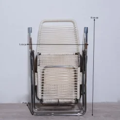Pamono Vintage Outdoor Spaghetti Deckchair, 1970s Clearance