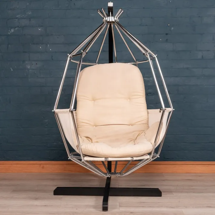 Pamono Vintage Parrot Cage Chair from Ib Arberg, 1970s Sale