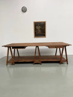 Pamono Vintage Pine Worktable, 1950s Hot