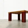 Pamono Vintage Pinewood and Plastic Outdoor Couch Table, 1970s Outlet