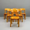 Pamono Vintage Pinewood Chairs by Rainer Daumiller, 1970s, Set of 6 Online