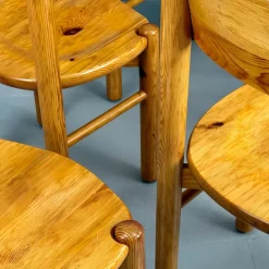 Pamono Vintage Pinewood Chairs by Rainer Daumiller, 1970s, Set of 6 Online