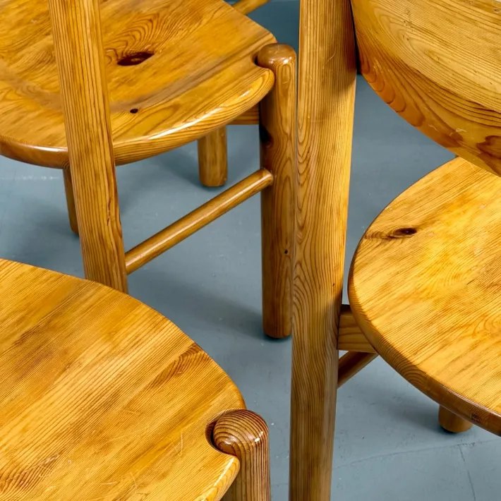 Pamono Vintage Pinewood Chairs by Rainer Daumiller, 1970s, Set of 6 Online