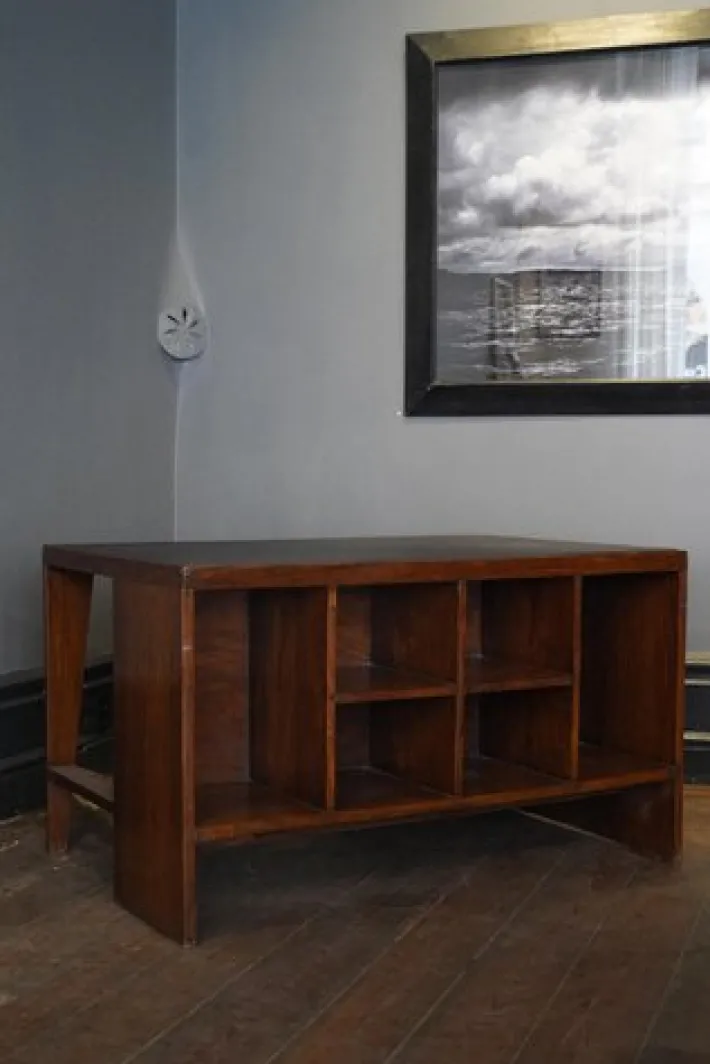 Pamono Vintage PJ-BU-02-A Pigeonhole Desk by Pierre Jeanneret, 1950s Online