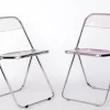 Pamono Vintage Plia Folding Chairs from Castelli / Anonima Castelli, Italy, 1970s, Set of 2 Sale