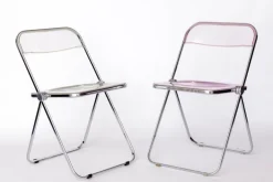 Pamono Vintage Plia Folding Chairs from Castelli / Anonima Castelli, Italy, 1970s, Set of 2 Sale