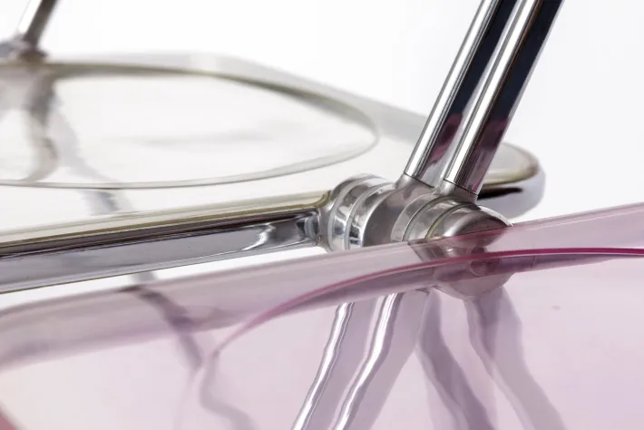 Pamono Vintage Plia Folding Chairs from Castelli / Anonima Castelli, Italy, 1970s, Set of 2 Sale