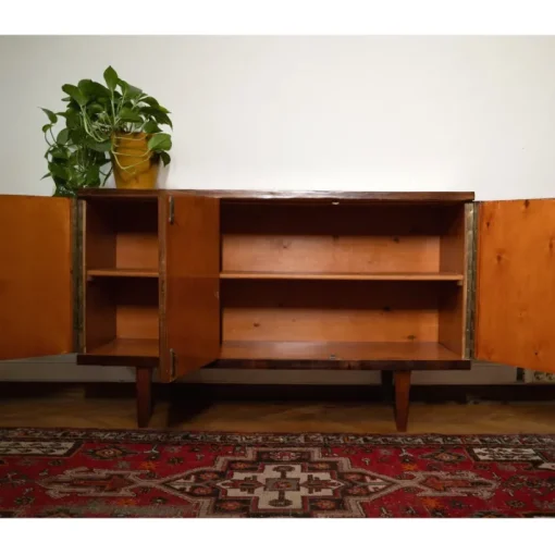 Pamono Vintage Polish Cabinet with Op Art Motif, 1960s Online
