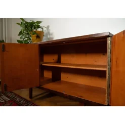 Pamono Vintage Polish Cabinet with Op Art Motif, 1960s Online