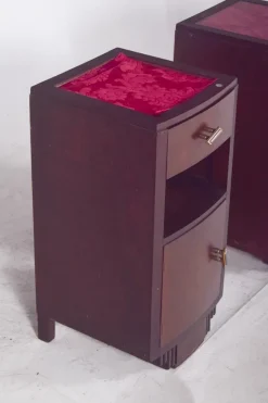 Pamono Vintage Portuguese Deco-Style Bedside Tables, 1920, Set of 2 New