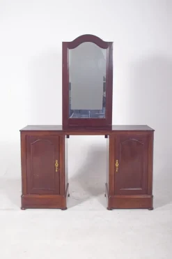 Pamono Vintage Portuguese Dressing Table with Mirror, 1920s
