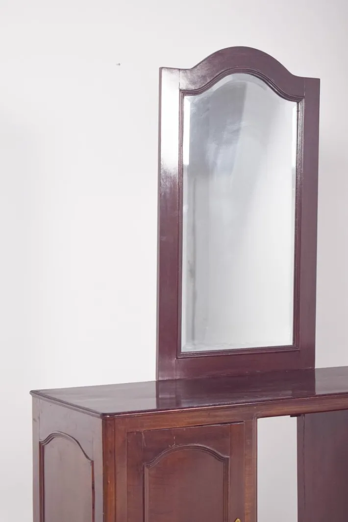Pamono Vintage Portuguese Dressing Table with Mirror, 1920s