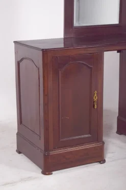 Pamono Vintage Portuguese Dressing Table with Mirror, 1920s