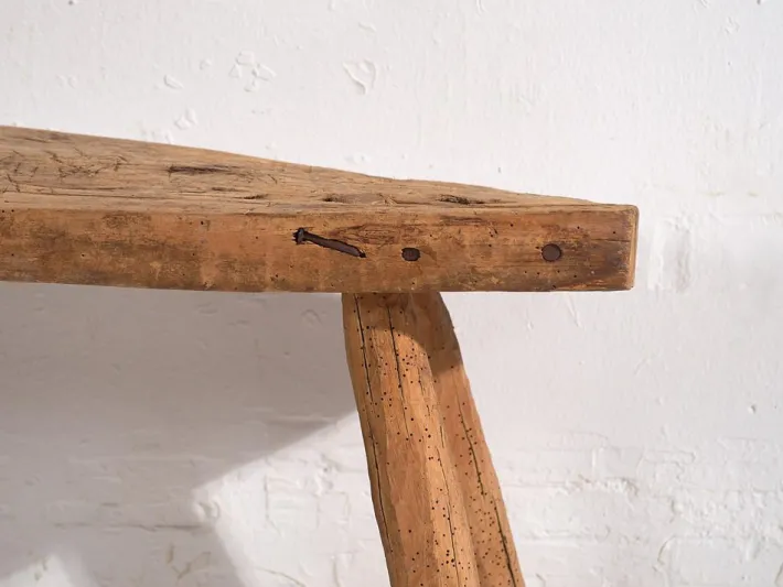 Pamono Vintage Primitive Bench, 1920 Hot