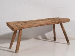 Pamono Vintage Primitive Bench, 1920 Hot