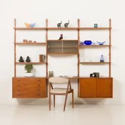 Pamono Vintage PS System Shelving Unit from Randers Mobelfabrik, 1960s Hot