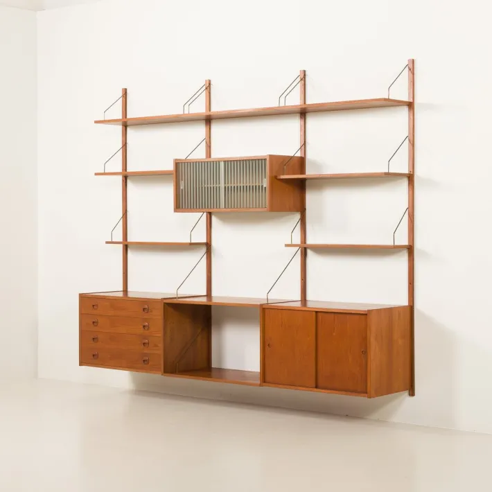 Pamono Vintage PS System Shelving Unit from Randers Mobelfabrik, 1960s Hot