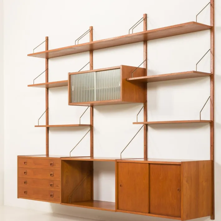 Pamono Vintage PS System Shelving Unit from Randers Mobelfabrik, 1960s Hot