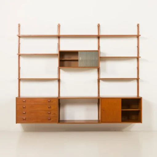 Pamono Vintage PS System Shelving Unit from Randers Mobelfabrik, 1960s Hot