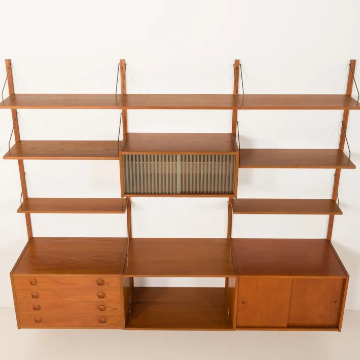 Pamono Vintage PS System Shelving Unit from Randers Mobelfabrik, 1960s Hot