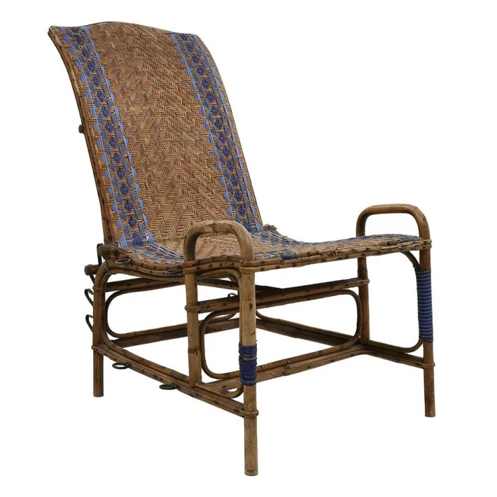 Pamono Vintage Rattan Chaise Lounge Discount