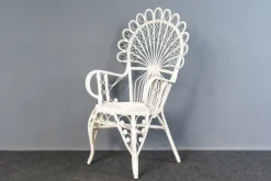 Pamono Vintage Rattan Peacock Armchair Hot