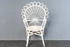 Pamono Vintage Rattan Peacock Armchair Hot