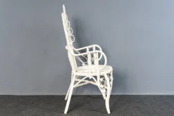 Pamono Vintage Rattan Peacock Armchair Hot