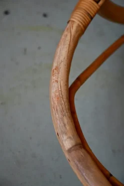 Pamono Vintage Rattan Rocking Chair Hot