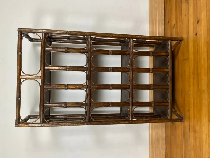 Pamono Vintage Rattan Shelf, 1920s Hot