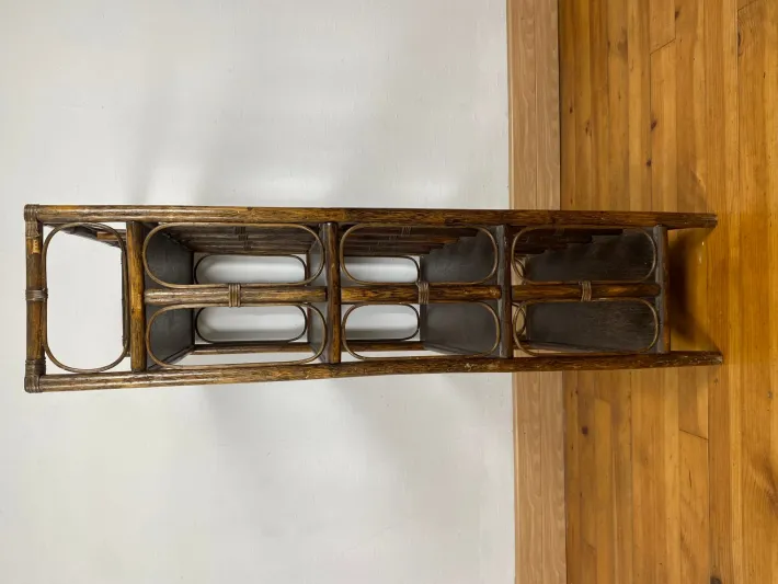 Pamono Vintage Rattan Shelf, 1920s Hot