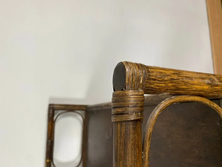 Pamono Vintage Rattan Shelf, 1920s Hot