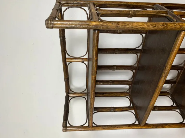 Pamono Vintage Rattan Shelf, 1920s Hot