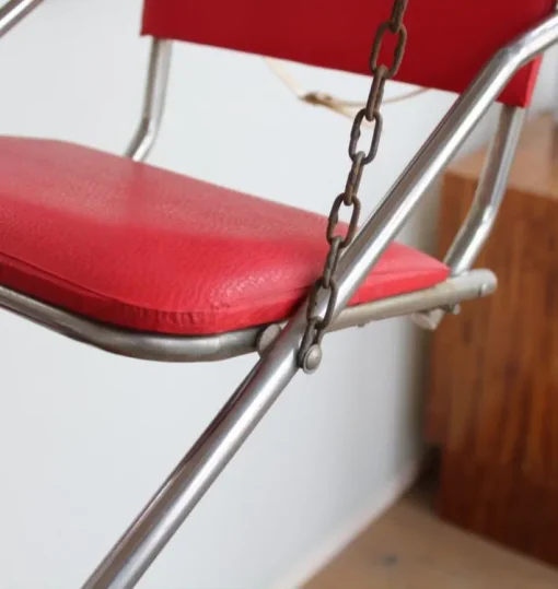 Pamono Vintage Red Children's Swing, 1950s New