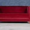 Pamono Vintage Red Velvet Sofa, 1950s Outlet