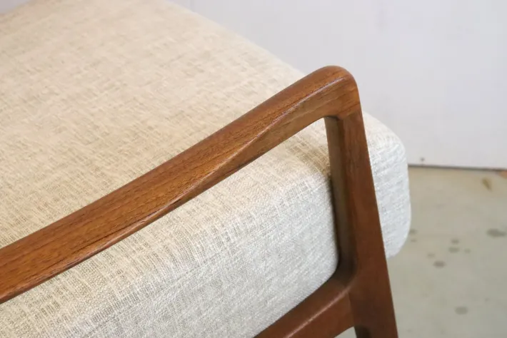 Pamono Vintage Rocking Chair attributed to Ole Wanscher for France & Søn / France & Daverkosen New