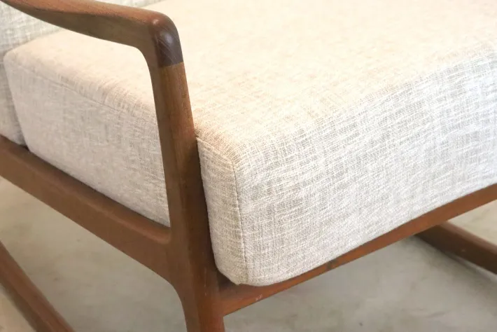 Pamono Vintage Rocking Chair attributed to Ole Wanscher for France & Søn / France & Daverkosen New