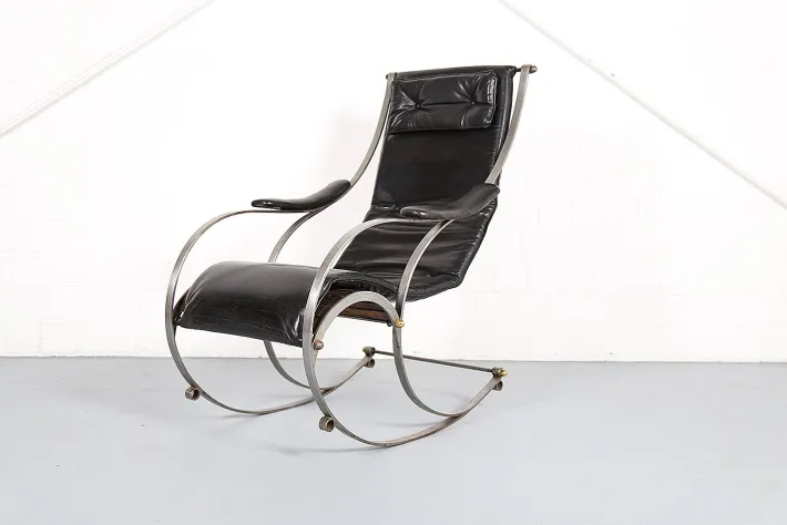 Pamono Vintage Rocking Chair by Peter Cooper for R. W. Winfield, 1851